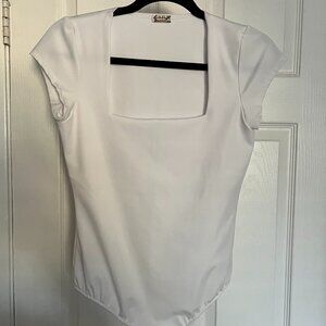 Free People Fair and Square Neck Duo Bodysuit